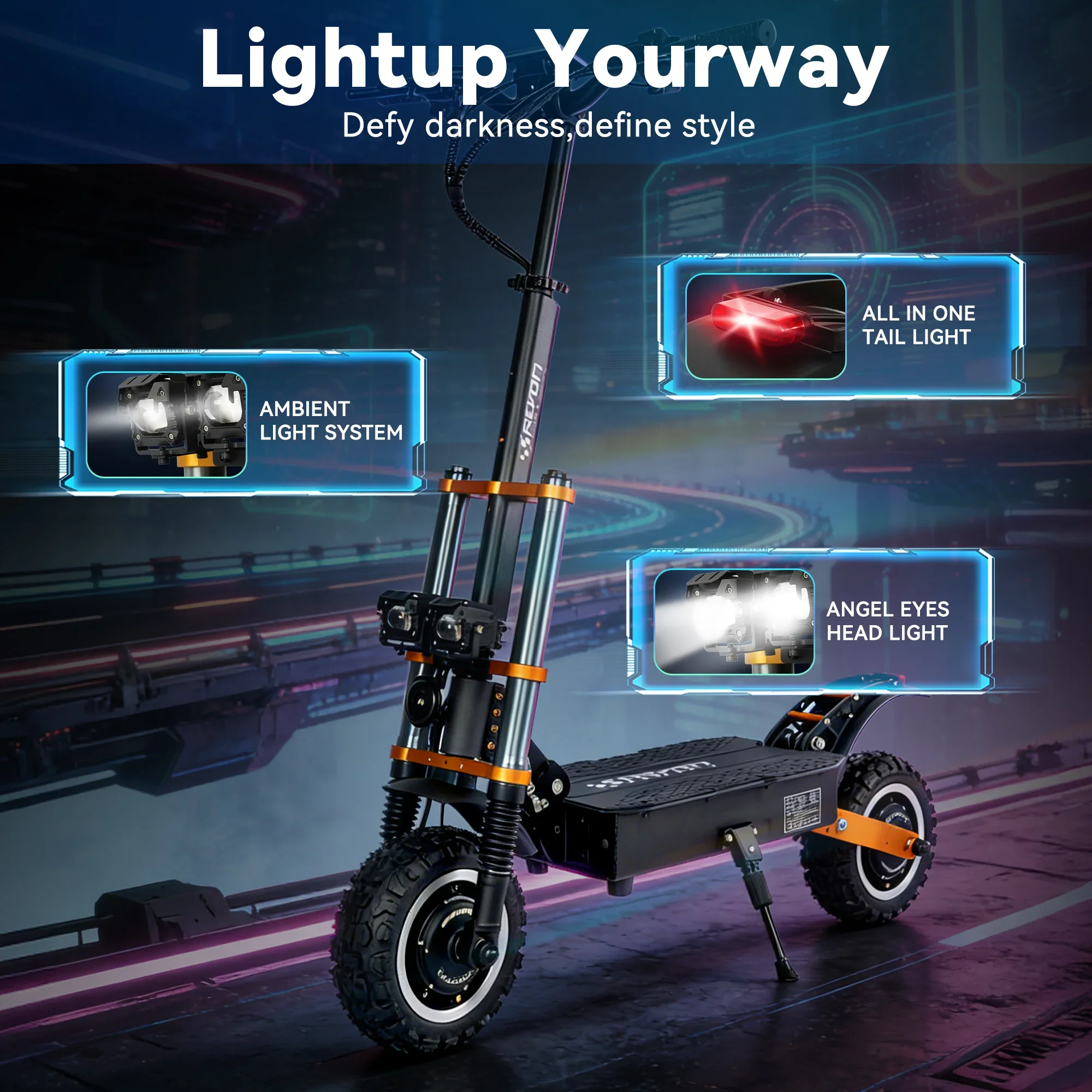 Solar Revon H1 Pro Electric Scooter view 4